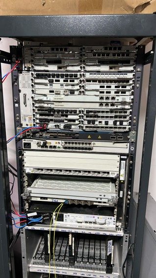 Rack em reparo na oficina